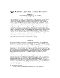 Apple Homekit Application and Cost Breakdown