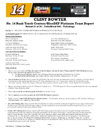 CLINT BOWYER No