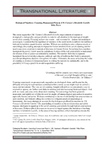 Dialogical Numbers: Counting Humanimal Pain in J.M