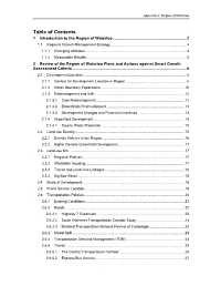 Table of Contents 1 Introduction to the Region of Waterloo