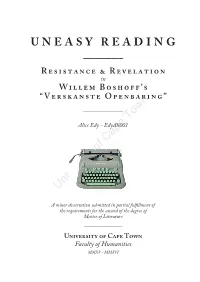 UNEASY READING (Format: PDF, Size: 3.5Mb)