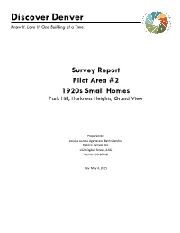 1920S Small Homes Survey Report