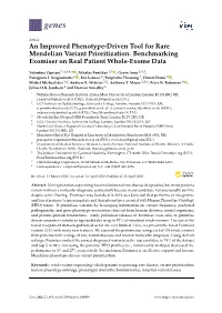 Benchmarking Exomiser on Real Patient Whole-Exome Data
