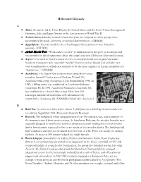 Holocaust Glossary