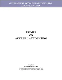 Primer on Accrual Accounting