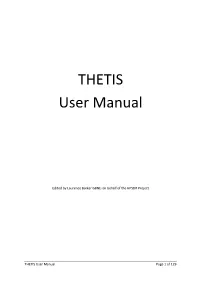 THETIS User Manual