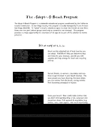 Adopt-A-Beach Packet Final