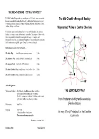 Eddisbury Way A5 Booklet