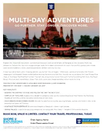 Multi-Day Adventures Go Further