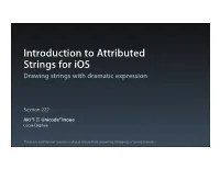 222 Introduction to Attributed String Drawing FINAL DF