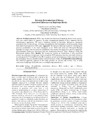 Bayesian Determination of Disease Associated Differences in Haplotype Blocks
