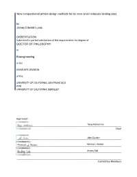 By Submitted in Partial Satisfaction of the Requirements for Degree of in In