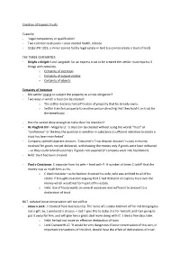 Creation of Express Trusts Capacity