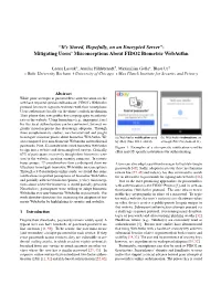 Mitigating Users' Misconceptions About FIDO2 Biometric Webauthn