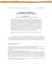 Nationalism in the Digital Age: Fun As a Metapractice of Extreme Speech
