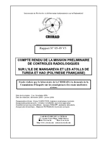 Rapport Final CRIIRAD N°05-49 Polynésie Janvier 2006 V3
