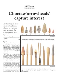 2011.07 Choctaw Arrowheads Capture Interest