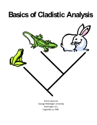 Basics of Cladistic Analysis