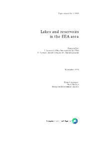 Lakes and Reservoirs in the EEA Area
