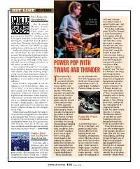 Power Pop with Twang and Thunder