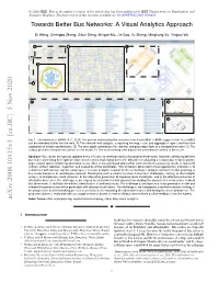 Towards Better Bus Networks: a Visual Analytics Approach