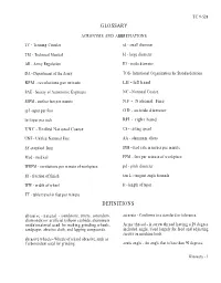 Glossary Definitions