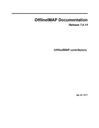 Latest/Ofﬂineimap/Ui/__Init__.Py’> Contains the Current Offlineimap.Ui, and Can Be Used for Logging Etc