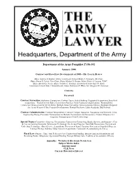 Headquarters, Department of the Army