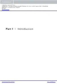 Part I · Introduction
