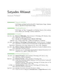 Satyadev Ahlawat – Assistant Professor
