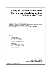 Study on Libration Points of the Sun and the Interstellar Medium For