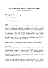 The Concept of “Autonomy” and Its Relationship with the Idea of Transhumanism