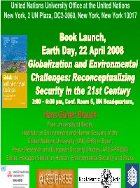 Globalization and Environmental Challenges 7