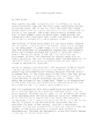 WHY ECOSOCIALISM TODAY? by Joel Kovel Homo Sapiens Has Been