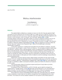 Michou Interferometer
