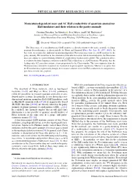 Momentum-Dependent Mass and AC Hall Conductivity of Quantum Anomalous Hall Insulators and Their Relation to the Parity Anomaly