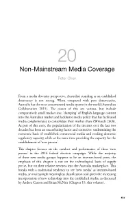Non-Mainstream Media Coverage Peter Chen