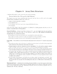 Array Data Structures