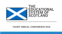 The Educational System of Scotland