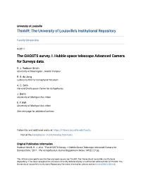 The GHOSTS Survey. I. Hubble Space Telescope Advanced Camera for Surveys Data