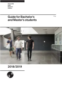 2018/2019 Guide for Bachelor's and Master's Students