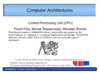 Computer Architectures