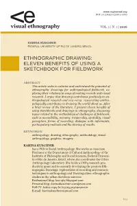 Ethnographic Drawing: Eleven Benefits of Using a Sketchbook for Fieldwork