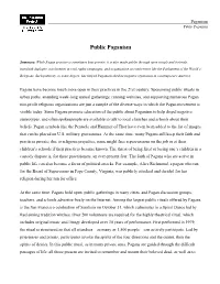 Public Paganism