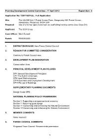 Report Item 4 Application No 12/97162 FULL