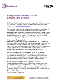 Making Virtual Assistants Accessible 3