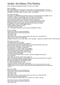 Scribe, Not Many (The Remix) (Feat