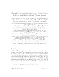 Thermal Structure and Composition of Jupiter's Great Red Spot from High-Resolution Thermal Imaging