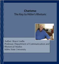 Charisma: the Key to Hitler's Rhetoric