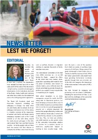Delegation Newsletter, Autumn 2014
